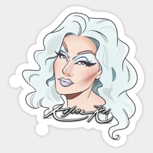 Katana Rei Silver Curly Sticker